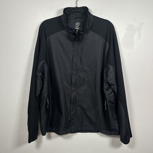 Zero Restriction Other - Zero Restriction Jacket Golf Windbreaker Tour Series Black Full Zip Mens Size XL